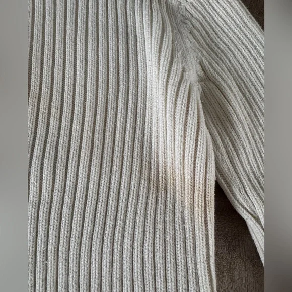 Ralph Lauren Polo Jeans Flag Sweater Ivory USA Preppy Vintage 90s - Picture 13 of 14